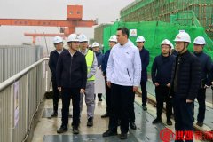 李红军调研赣江下游尾闾综合整治工程建设情况