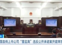 意义深远！全国首例上市公司“董监高”违反公开承诺案开庭审理